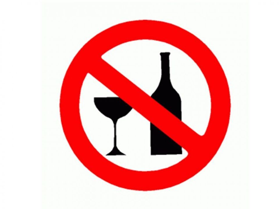 Vermeiden Sie Alkohol bei Prostatitis