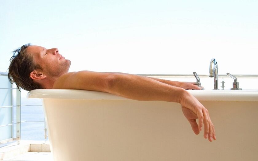 heißes Bad für Prostatitis bei Männern